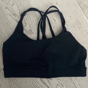 Lululemon black sports bra size 6